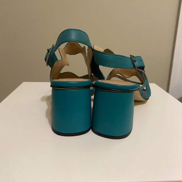 Aqua Three Strap Bruno Remi Sandals - Picture 4 of 6